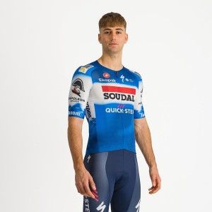 Castelli AERO RACE 7.0 Miesten Pelipaita Sininen Valkoinen | OHBF-82034