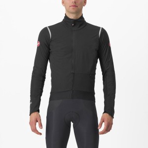 Castelli ALPHA DOPPIO ROS Miesten Takit Mustat Hopea Tumman | KGXR-41738