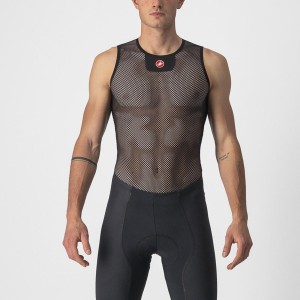 Castelli CORE MESH 3 SLEEVELESS Miesten Base Layer Mustat | YKAE-72968