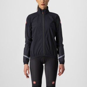 Castelli EMERGENCY 2 W RAIN Naisten Suojaus Mustat | LBGS-13275