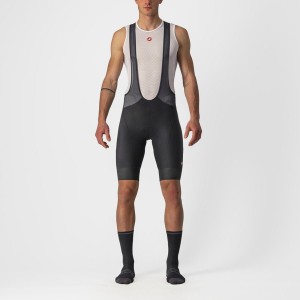 Castelli ENDURANCE 3 Miesten Bib Shortsit Mustat | NZFK-89613