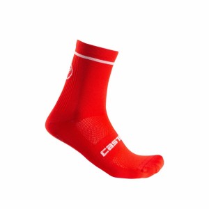 Castelli ENTRATA 13 Miesten Sukat Punainen | KVZY-68904