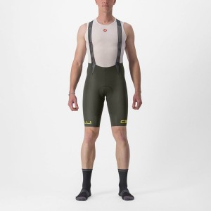 Castelli FREE AERO RC CLASSIC Miesten Bib Shortsit Syvä Vihreä | MBGK-64598