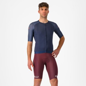 Castelli FREE AERO RC CLASSIC Miesten Bib Shortsit Syvä Viininpunainen Valkoinen | CFOP-82947