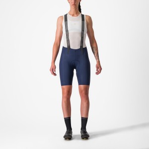 Castelli FREE AERO RC W Naisten Bib Shortsit Sininen | LYAM-28163