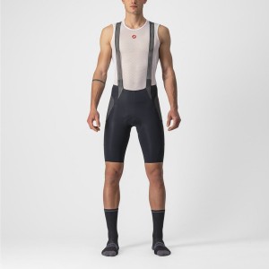 Castelli FREE UNLIMITED Miesten Bib Shortsit Mustat | YADP-57416