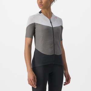 Castelli GRADIENT COLOR BLOCK Naisten Pelipaita Harmaat Hopea Harmaat | JOID-69054