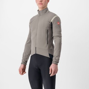 Castelli PERFETTO RoS 2 CONVERTIBLE Miesten Takit Harmaat Khaki Harmaat | WMDB-05629