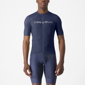 Castelli PROLOGO LITE Miesten Pelipaita Sininen Valkoinen | GWVF-70156