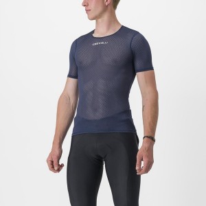 Castelli PRO MESH 2.0 SHORT SLEEVE Miesten Base Layer Sininen | CHIB-79462