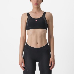 Castelli ROSSO CORSA BRA Naisten Base Layer Mustat | ZWUV-64923