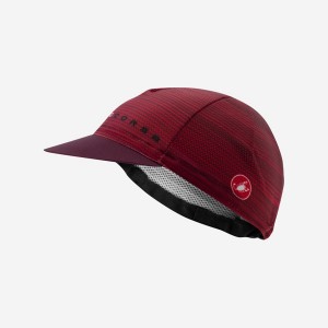 Castelli ROSSO CORSA Miesten Lippis Viininpunainen | PKXU-82956