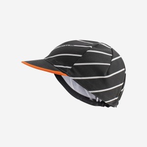 Castelli SPEED STRADA Miesten Lippis Tummanharmaat | NCXH-93645