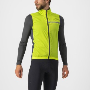 Castelli SQUADRA STRETCH Miesten Liivi Vaaleanvihreä Tummanharmaat | WUZR-07893