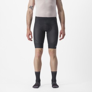 Castelli TRAIL LINER Miesten Shortsit Mustat | RAWI-40132