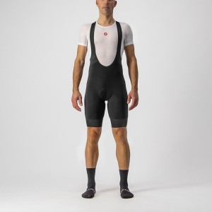 Castelli TUTTO NANO Miesten Bib Shortsit Mustat | UQCB-37896