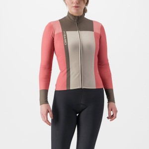 Castelli UNLIMITED W THERMAL Naisten Pelipaita Punainen | PGIE-98652