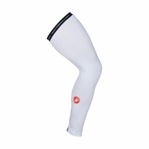 Castelli UPF 50 + LIGHT LEG SLEEVES Miesten Jalkojen Lämmitin Valkoinen | BVFT-43927