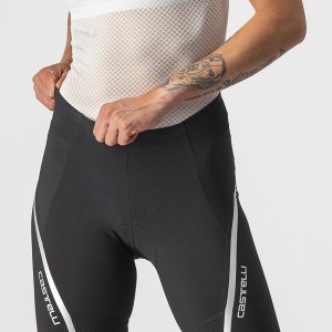 Castelli VELOCISSIMA 3 Naisten Shortsit Mustat Hopea | DJWL-74629