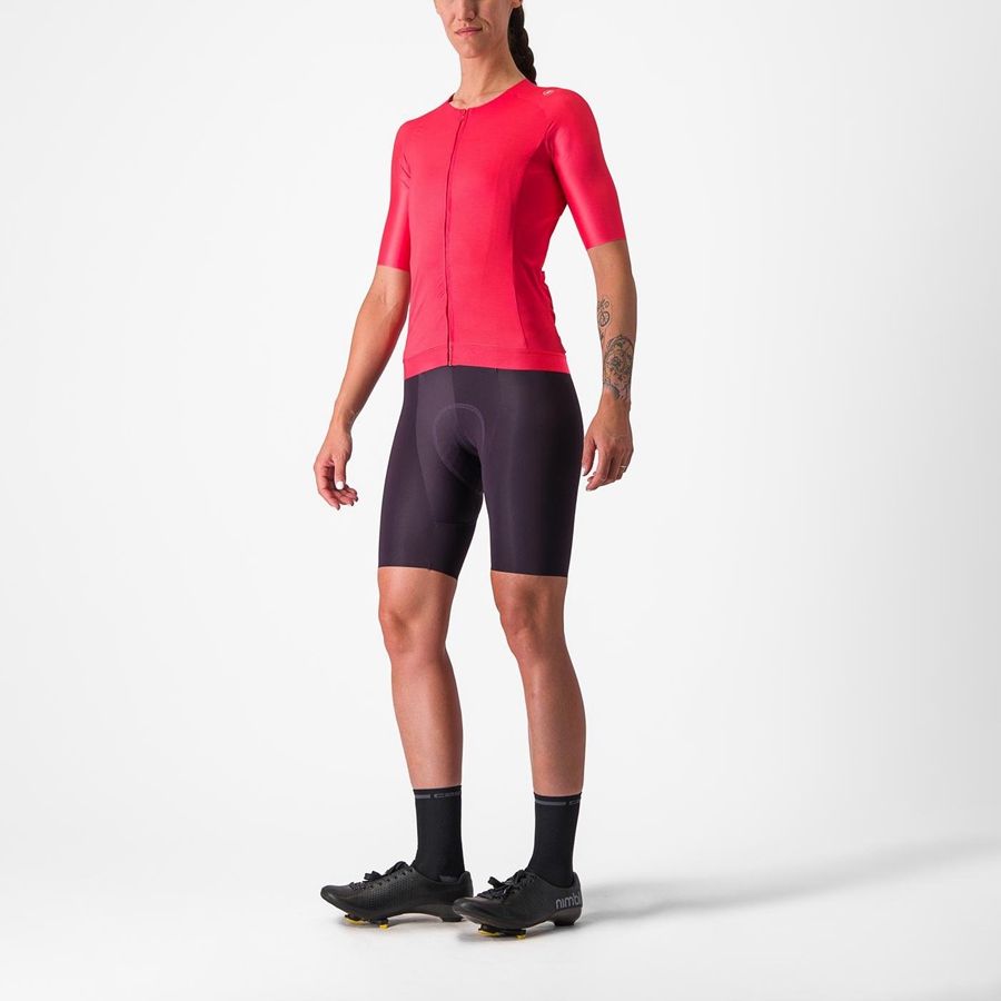 Castelli AERO PRO 7.0 W Naisten Pelipaita Punainen | CBZK-96384