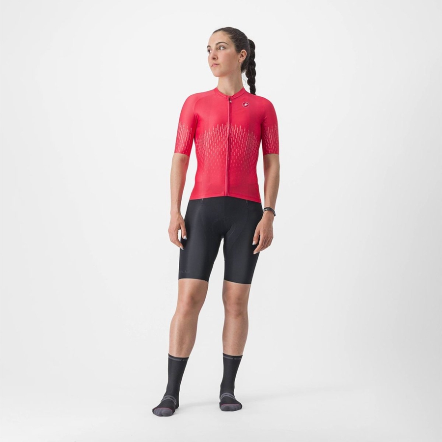 Castelli AERO PRO W Naisten Pelipaita Punainen | UWFP-67183