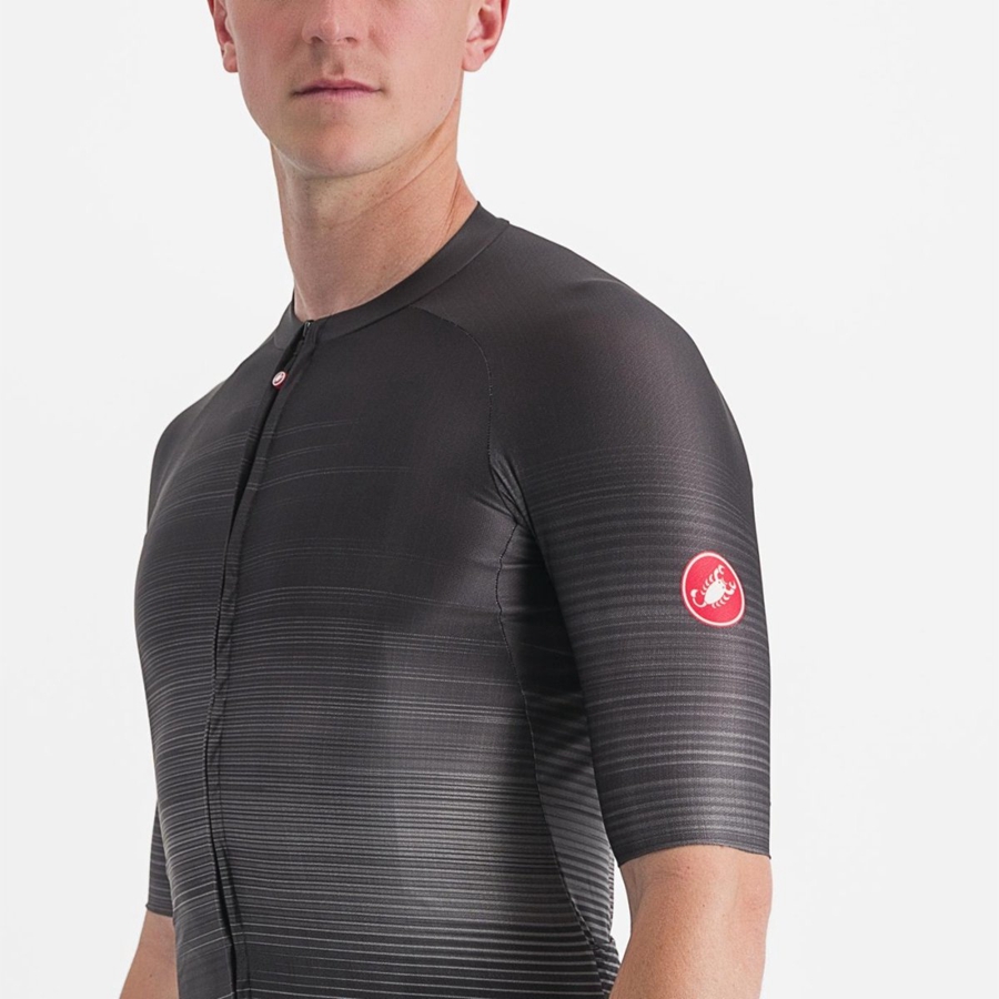 Castelli AERO RACE 6.0 Miesten Pelipaita Mustat | ZBMV-47160