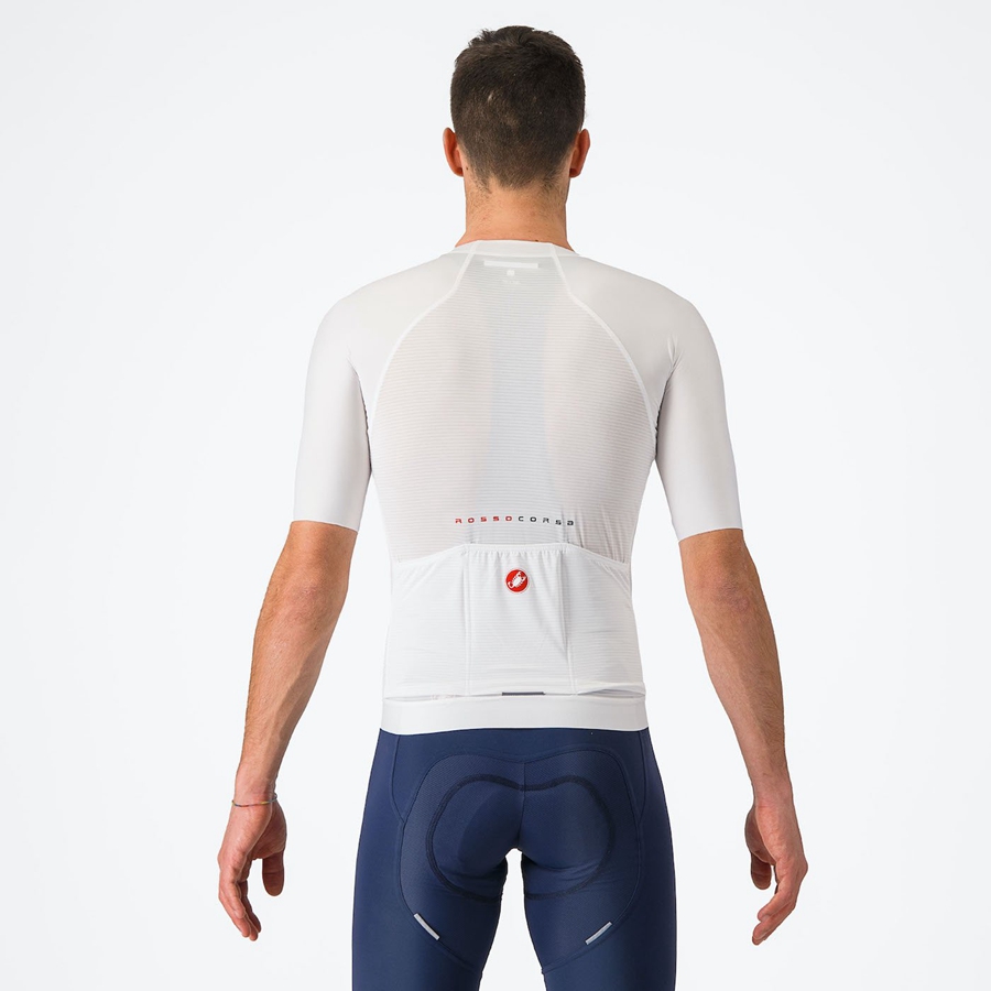 Castelli AERO RACE 7.0 Miesten Pelipaita Valkoinen | ZMVI-20965