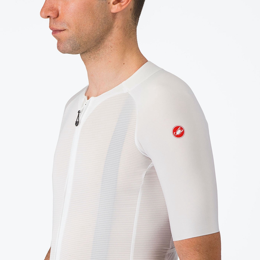 Castelli AERO RACE 7.0 Miesten Pelipaita Valkoinen | ZMVI-20965