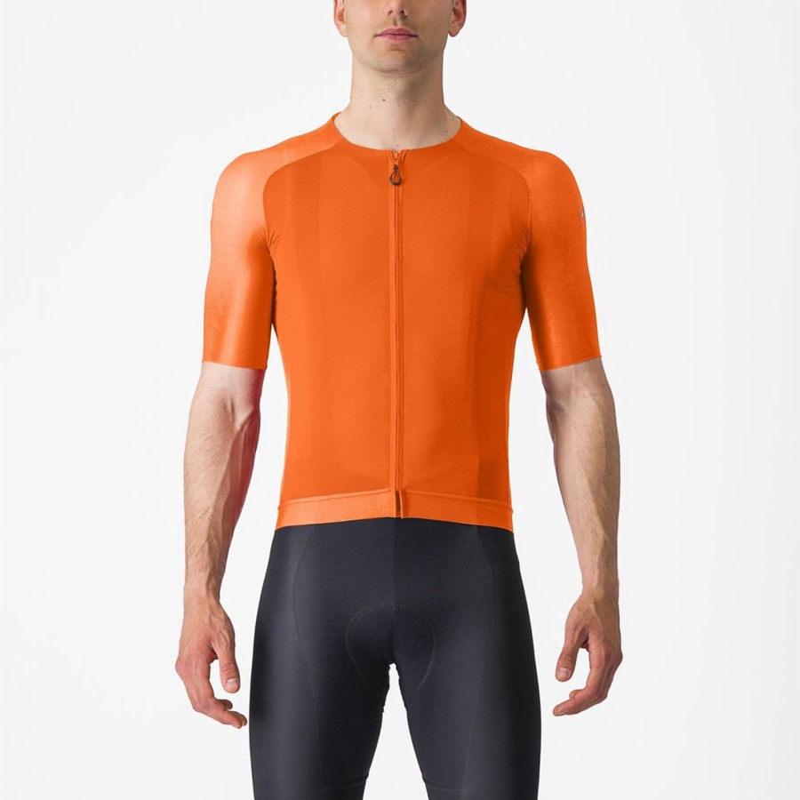 Castelli AERO RACE 7.0 Miesten Pelipaita Oranssi | LTRF-48703