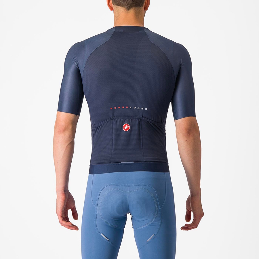 Castelli AERO RACE 7.0 Miesten Pelipaita Sininen | FQMZ-69470