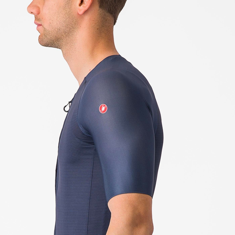 Castelli AERO RACE 7.0 Miesten Pelipaita Sininen | FQMZ-69470