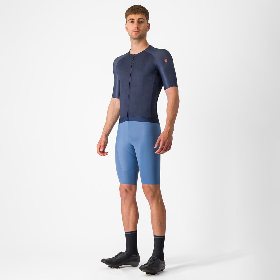 Castelli AERO RACE 7.0 Miesten Pelipaita Sininen | FQMZ-69470