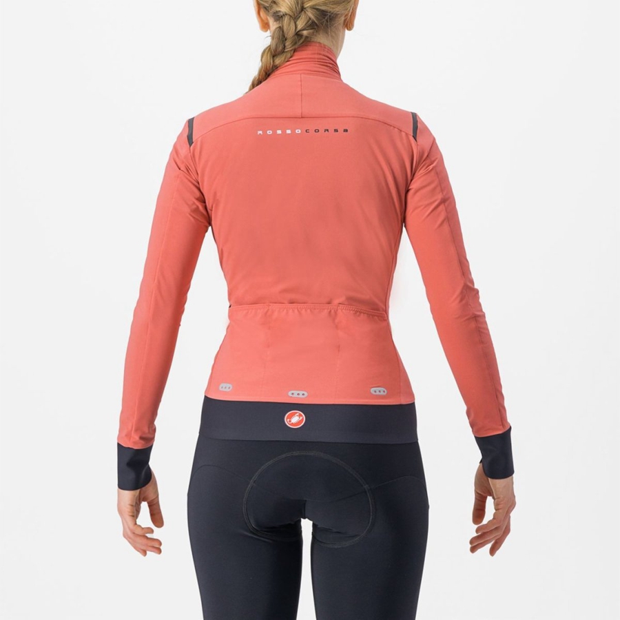 Castelli ALPHA FLIGHT ROS W Naisten Takit Punainen Mustat Mustat | XPVS-74519