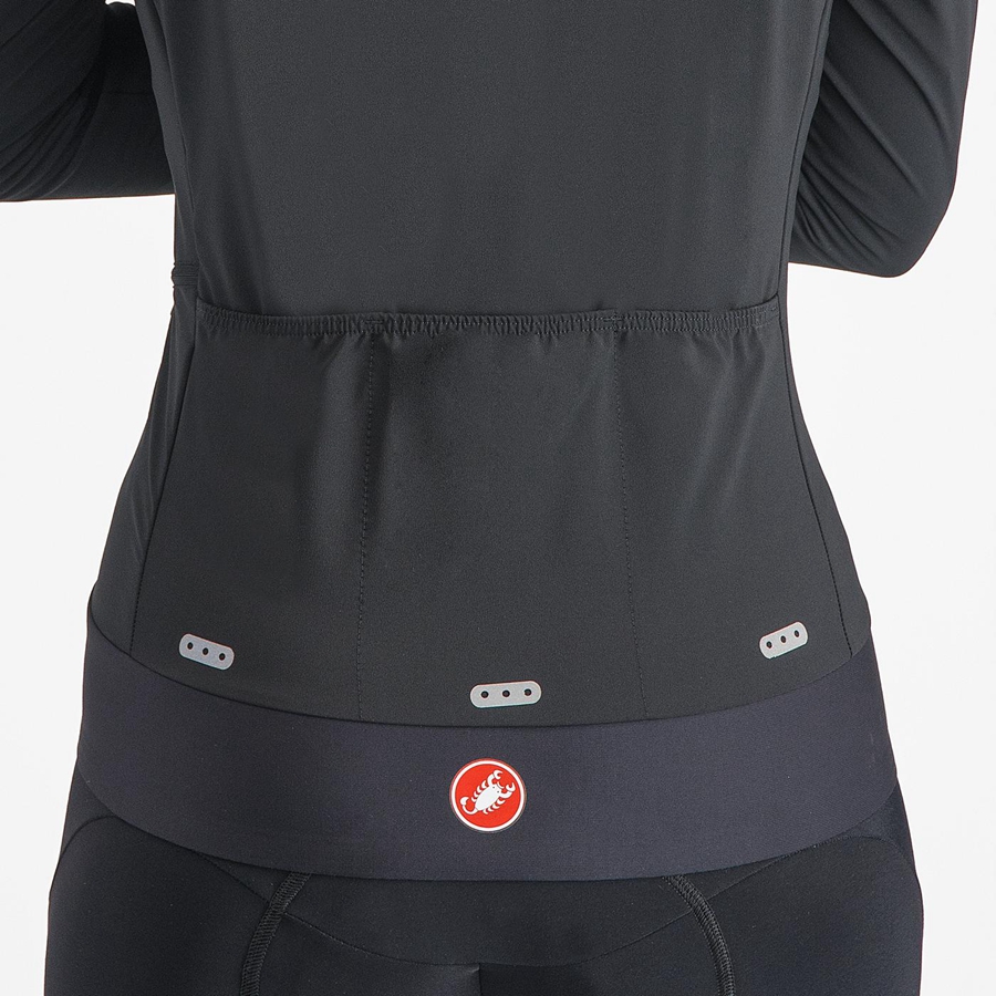 Castelli ALPHA FLIGHT ROS W Naisten Takit Mustat Mustat | NEPI-10859