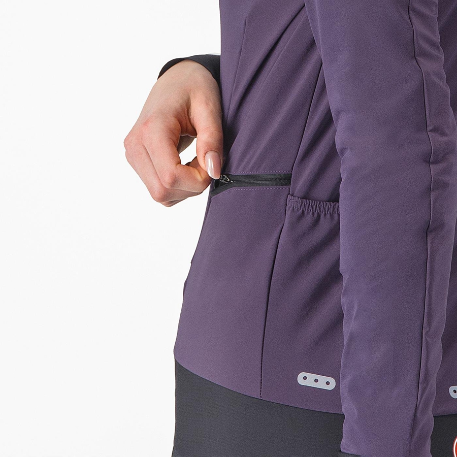 Castelli ALPHA FLIGHT ROS W Naisten Takit Violetit | ETSL-10694