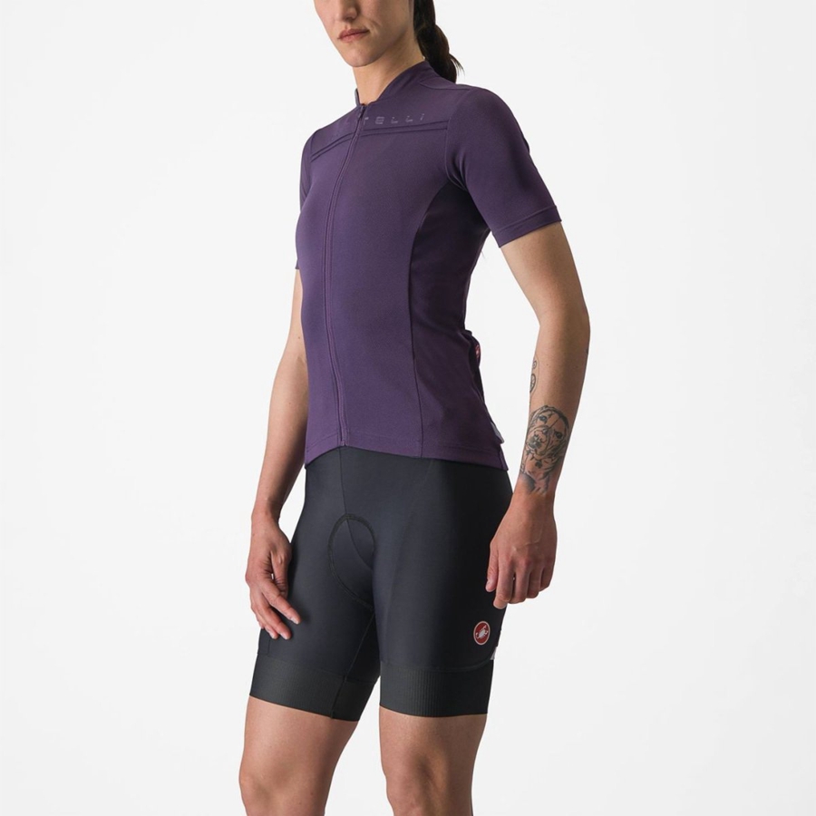 Castelli ANIMA 4 Naisten Pelipaita Violetit | NEBK-56182