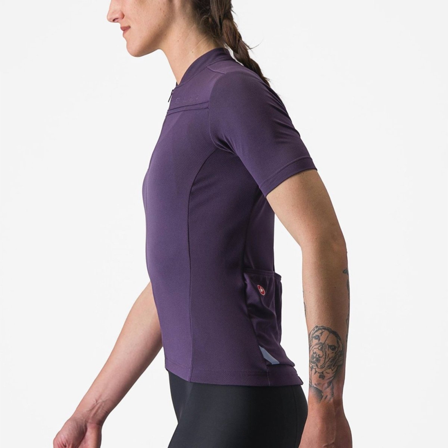 Castelli ANIMA 4 Naisten Pelipaita Violetit | NEBK-56182