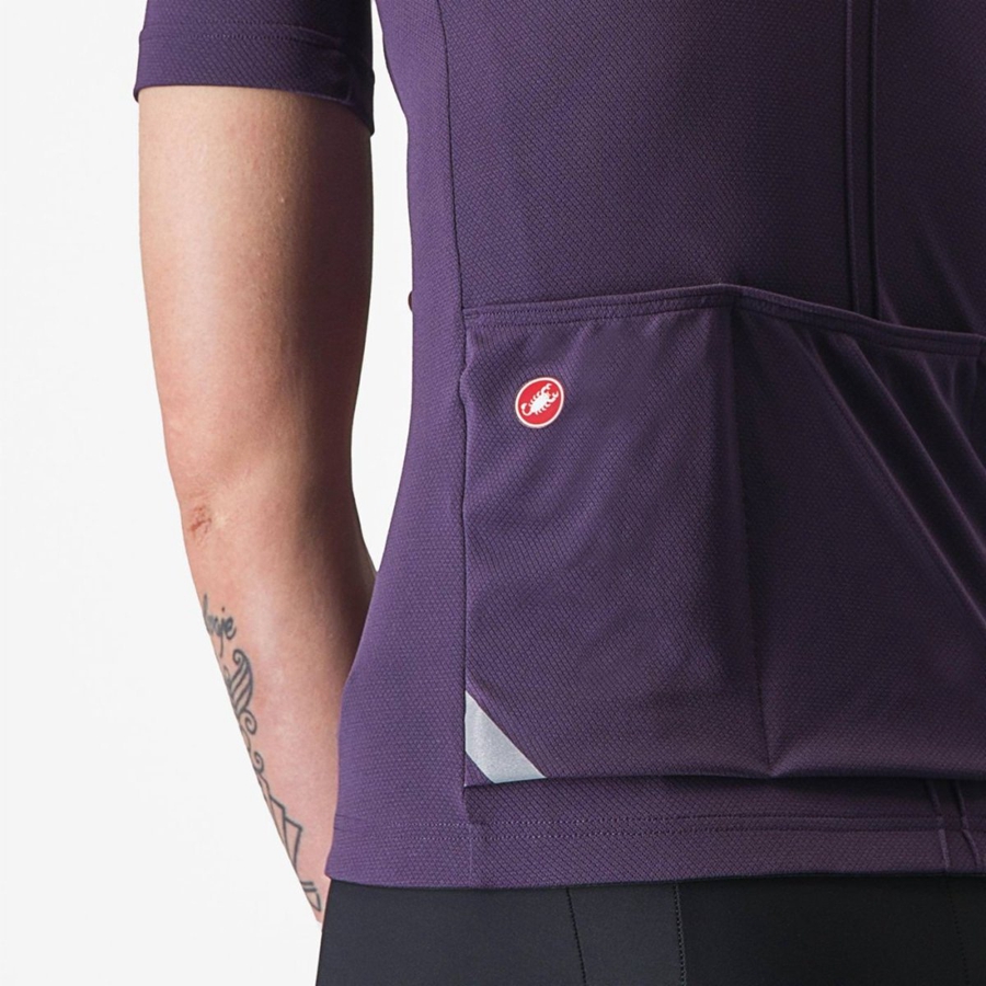 Castelli ANIMA 4 Naisten Pelipaita Violetit | NEBK-56182