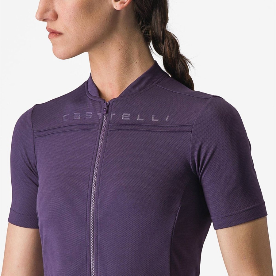 Castelli ANIMA 4 Naisten Pelipaita Violetit | NEBK-56182