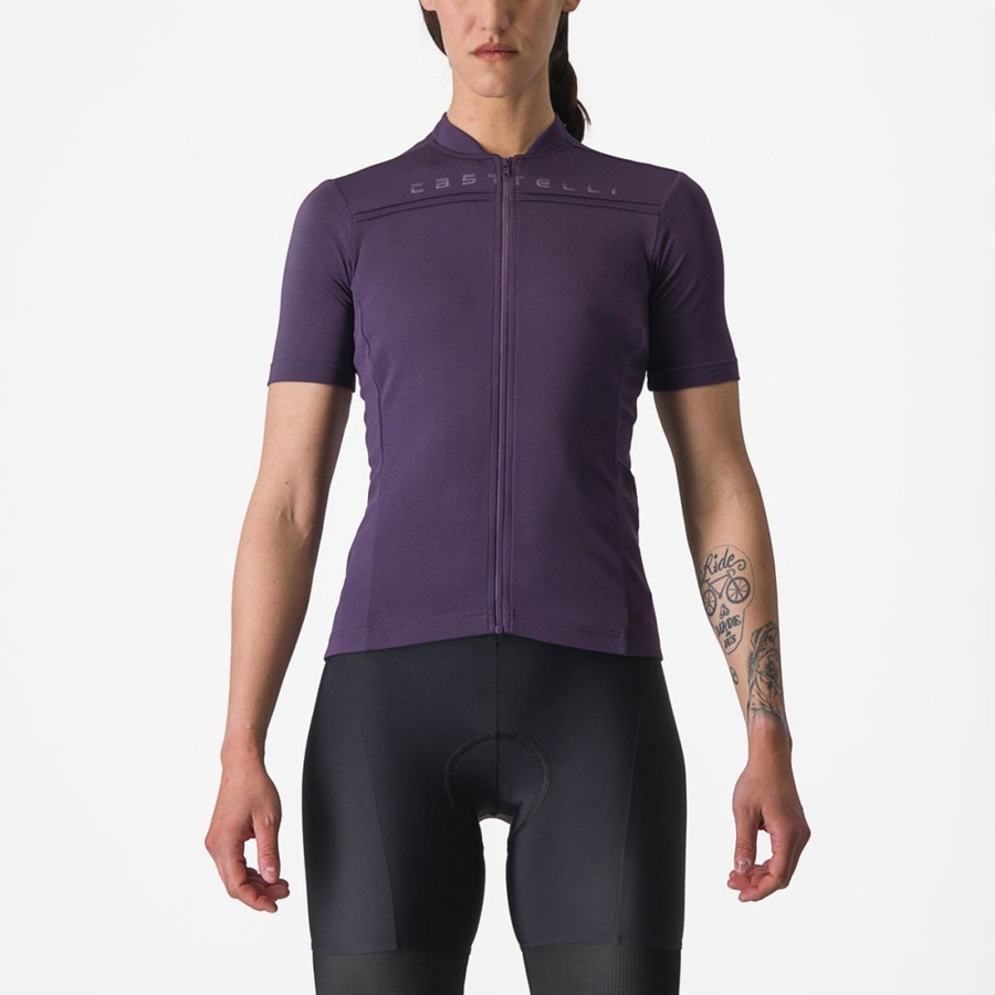 Castelli ANIMA 4 Naisten Pelipaita Violetit | NEBK-56182