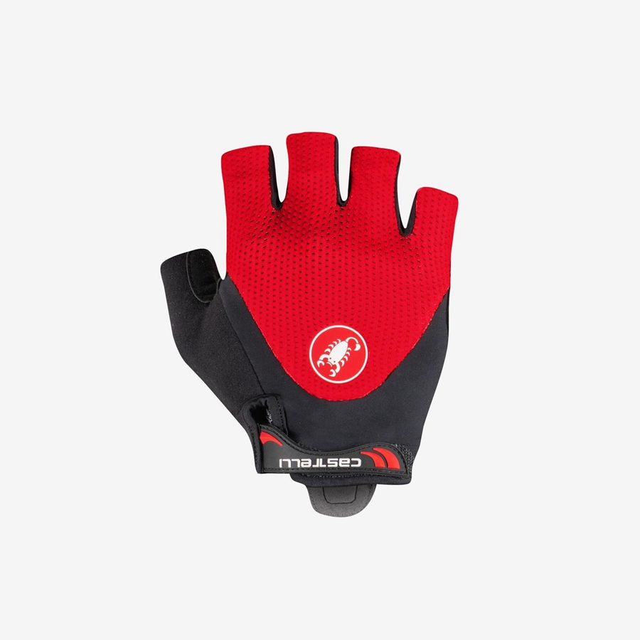 Castelli ARENBERG GEL 2 Miesten Käsineet Punainen | JLZI-65038