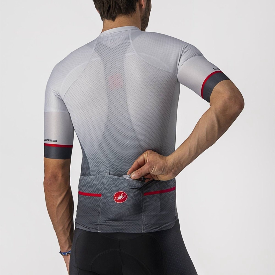 Castelli ARIA SHELL Miesten Suojaus Hopea Harmaat | PJZO-16724