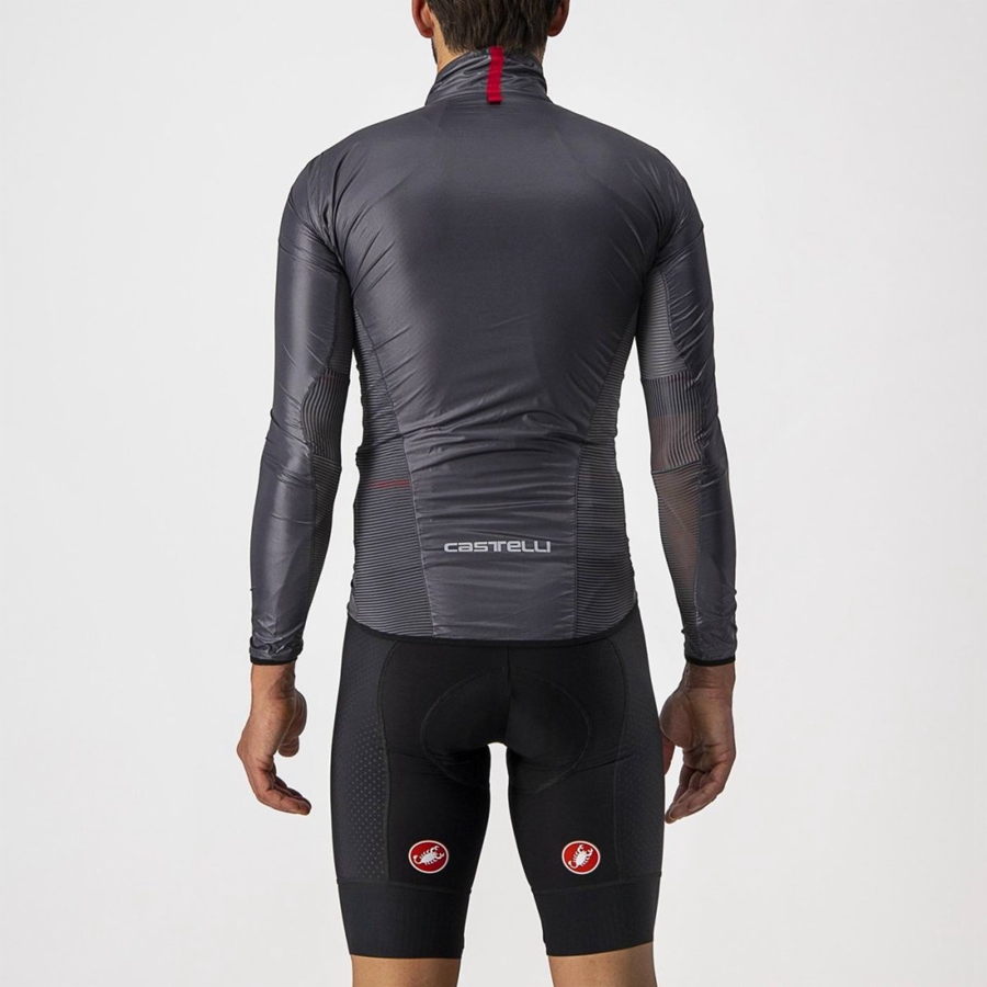 Castelli ARIA SHELL Miesten Suojaus Tummanharmaat | RAEW-98745