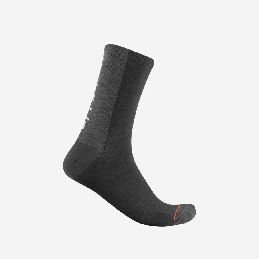 Castelli BANDITO WOOL 18 Miesten Sukat Mustat | GPSR-29863