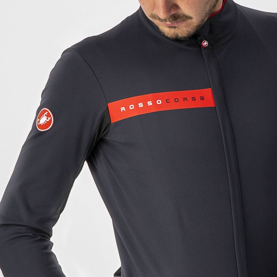 Castelli BETA RoS Miesten Takit Mustat Punainen | YZMT-38096