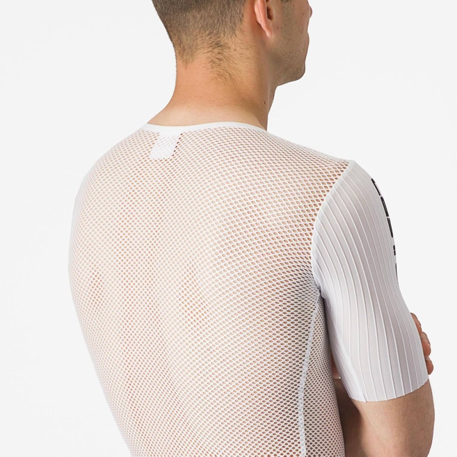 Castelli BOLERO SS Miesten Base Layer Valkoinen | HIDJ-97018