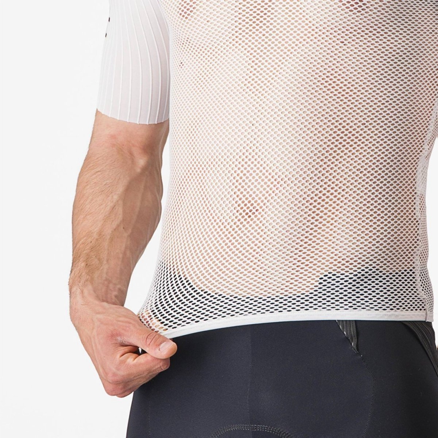 Castelli BOLERO SS Miesten Base Layer Valkoinen | HIDJ-97018