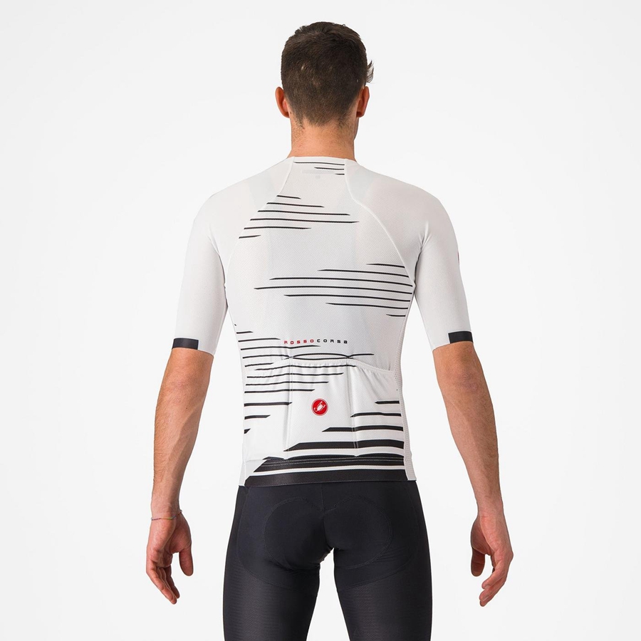 Castelli CLIMBER'S 4.0 Miesten Pelipaita Valkoinen Mustat | ZDQV-90658