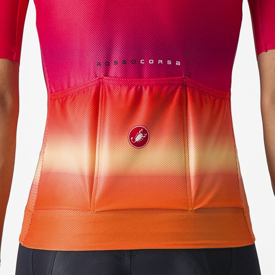 Castelli CLIMBER'S 4.0 W Naisten Pelipaita Pinkki | HYOM-69401