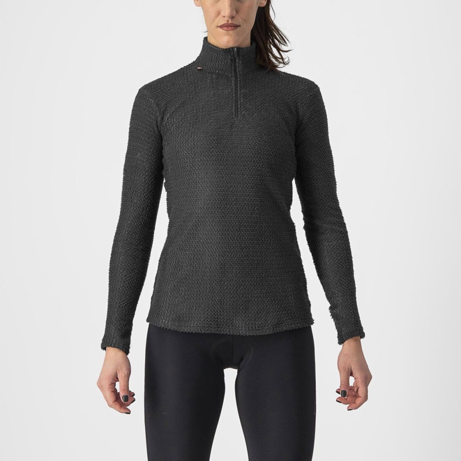 Castelli COLD DAYS W 2nd LAYER Naisten Base Layer Mustat | RJWL-14296